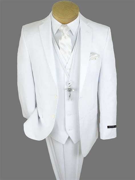 michael kors white communion suit|First Communion Boys Suits .